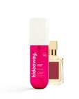 Bold body mist with red berries, florals, and musk. Romantic, confident, and seriously addictive.