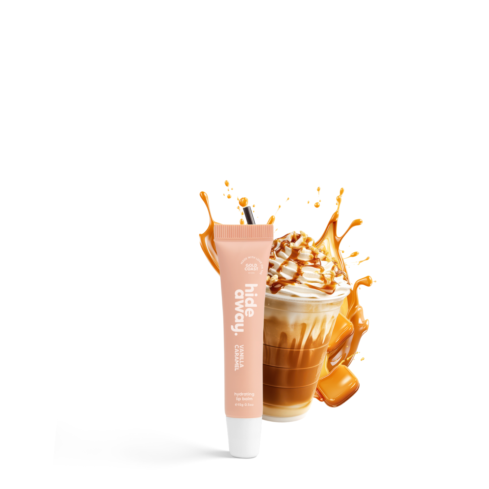 A creamy, hydrating lip balm with a sweet vanilla caramel scent. Smooth, nourishing, and deliciously soft.