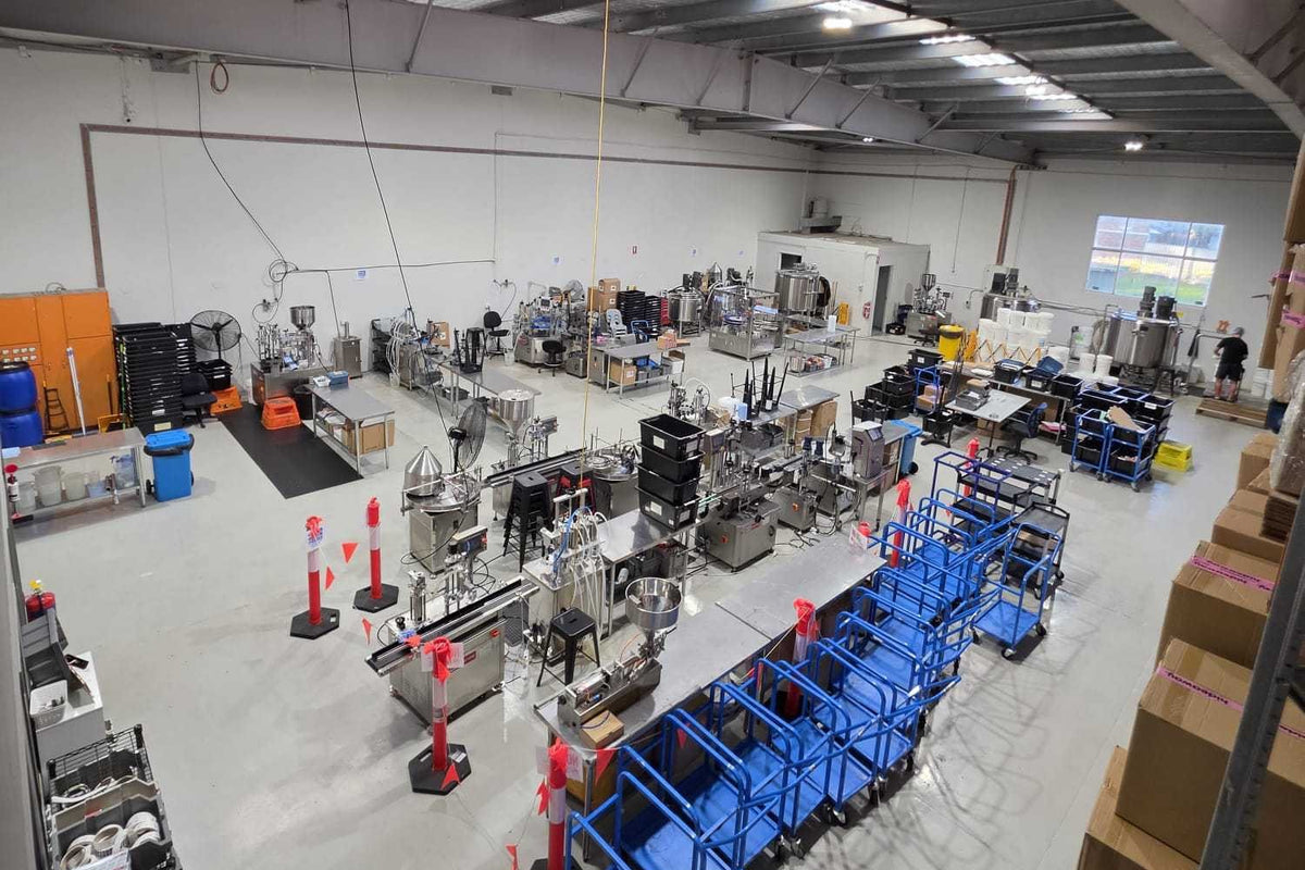 Inside the hideaway. factory on the Gold Coast