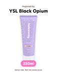Black Essence body wash, inspired by YSL Black Opium