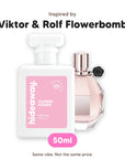 Flower Power perfume, inspired by Viktor & Rolf Flowerbomb, 50ml