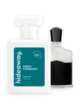 Hideaway. Kings Conquest perfume 50ml beside the Creed Aventus bottle it is inspired by