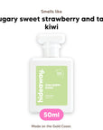Kiwi Berry Bang perfume, smells like sugary sweet strawberry and tart kiwi, 50ml