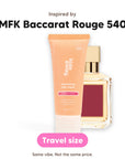 Aurora Rouge hair mask mini, inspired by MFK Baccarat Rouge 540