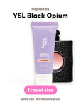Black Essence exfoliating body scrub mini, inspired by YSL Black Opium