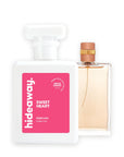 Hideaway. Sweet Heart perfume 50ml beside the Chanel Allure bottle it is inspired by