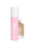 Hideaway. Vanilla Delight body butter oil beside the Kayali Vanilla 28 bottle it is inspired by