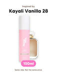 Vanilla Delight body butter oil, inspired by Kayali Vanilla 28
