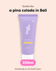 hideaway. Pineapple Coconut Shower Mousse, 200ml, vegan and made in Australia