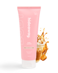Pink tube of rich, whipped body custard with a warm vanilla caramel scent. Hydrating, creamy, and indulgent.