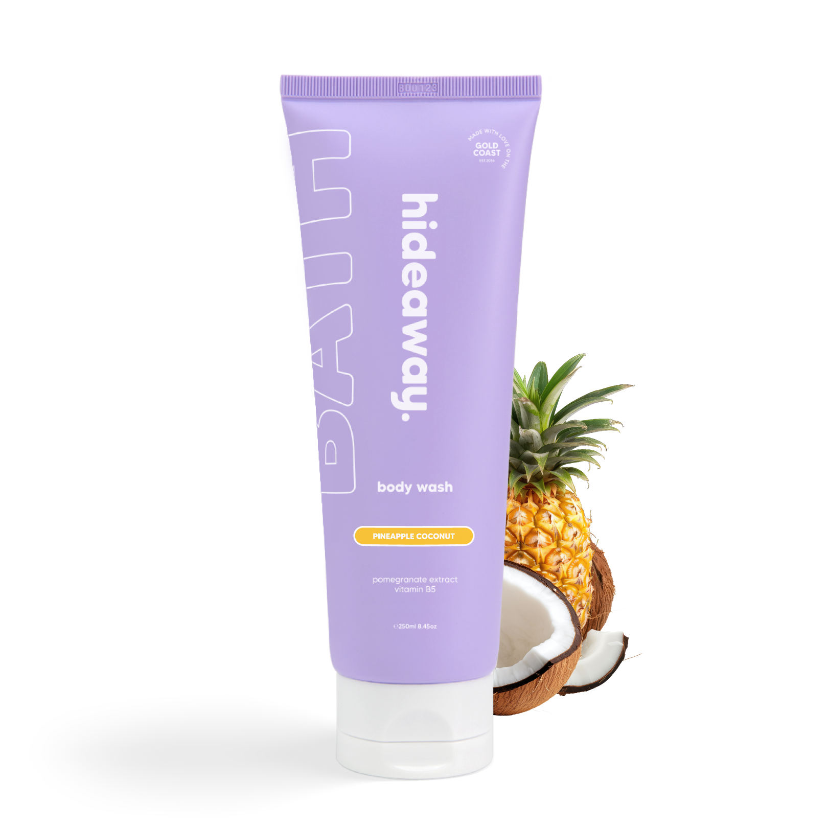 Sweet body wash with juicy pineapple and coconut. Lathers beautifully and smells like summer.