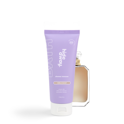 Velvety shower mousse with a classic vanilla bean scent. Whipped, creamy, and ultra-hydrating.