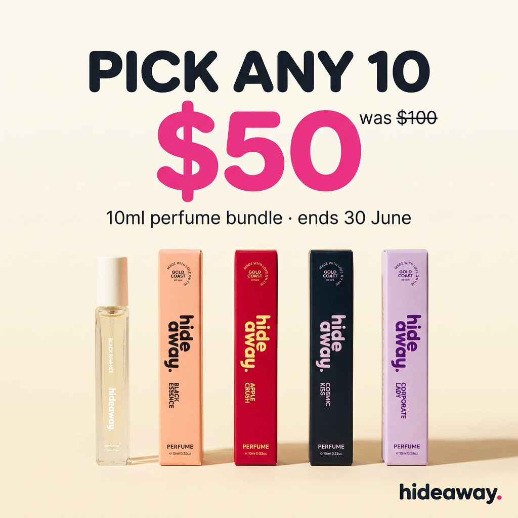 Perfume Range – Hideaway