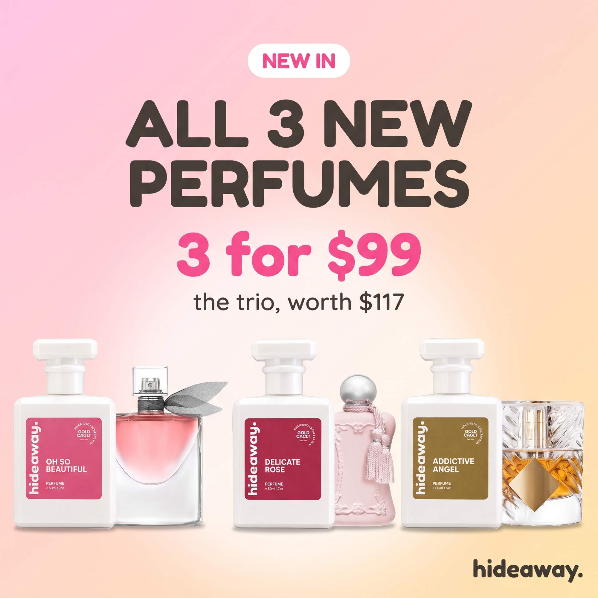 Sweet and Seductive: All 3 New Perfumes
