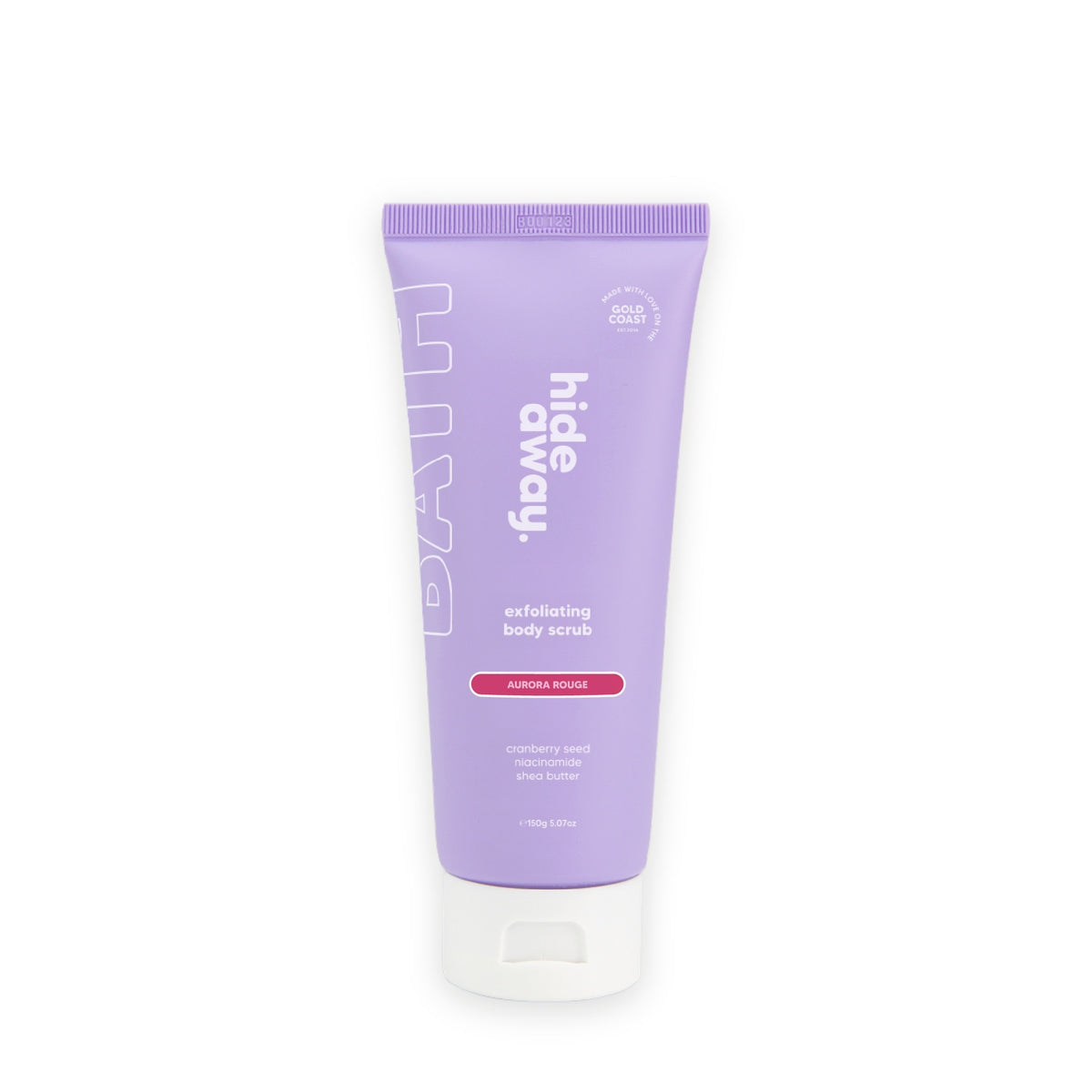 Hideaway. Aurora Rouge exfoliating body scrub