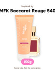Aurora Rouge hair mask, inspired by MFK Baccarat Rouge 540