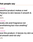 Three five star customer reviews of Hideaway. Black Essence body butter oil
