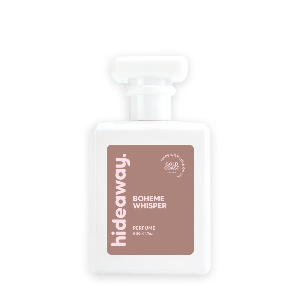 Hideaway. Boheme Whisper perfume 50ml bottle