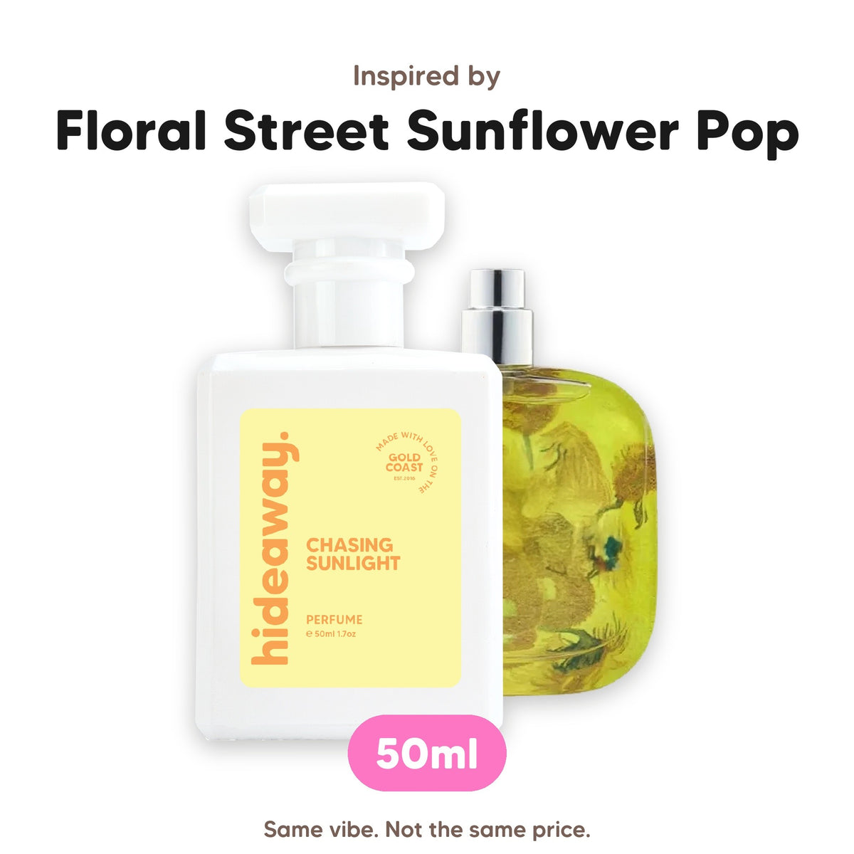 Chasing Sunlight perfume, inspired by Floral Street Sunflower Pop, 50ml