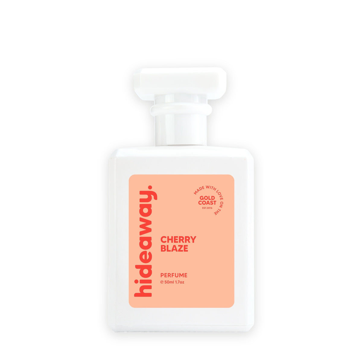 Hideaway. Cherry Blaze perfume 50ml bottle