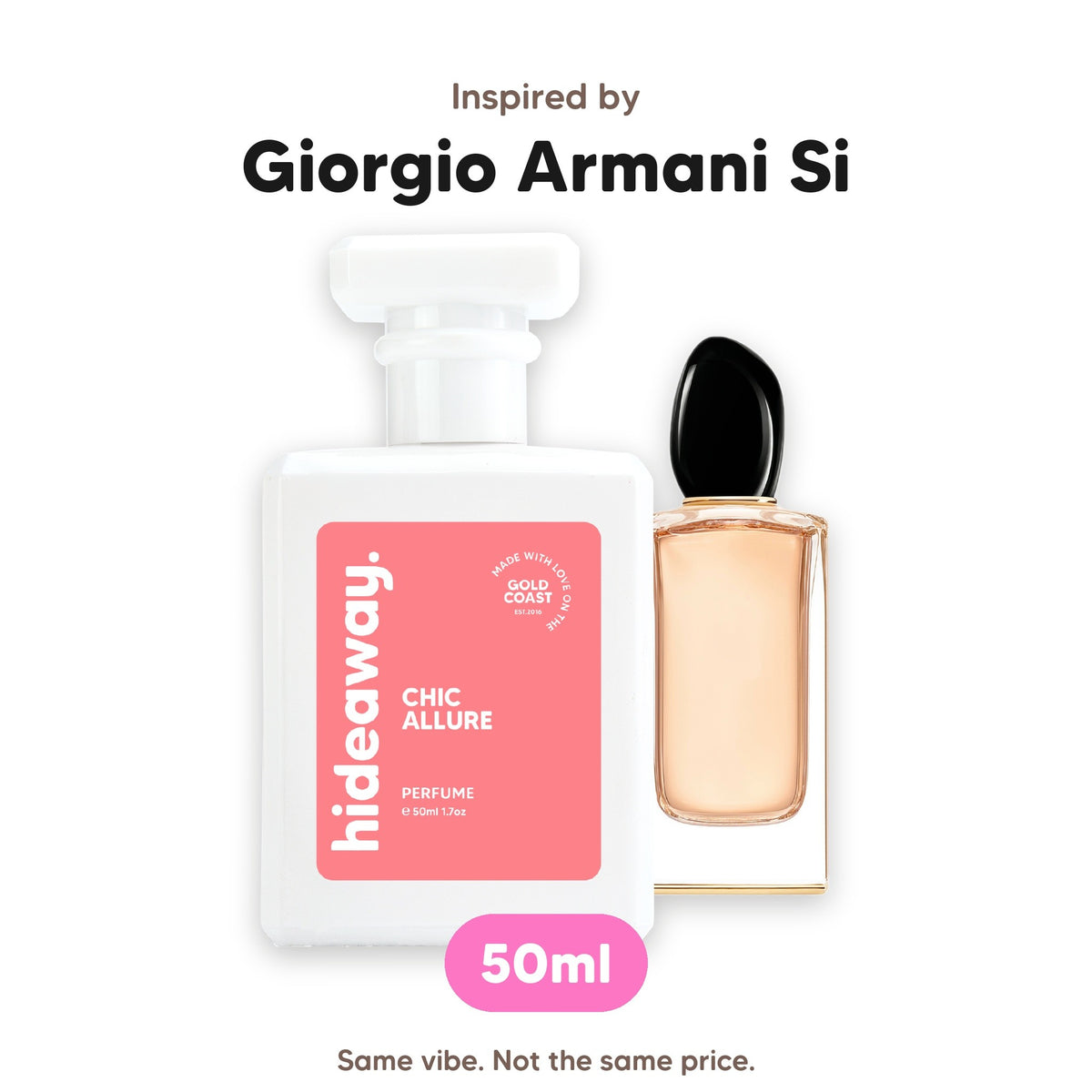 Chic Allure perfume, inspired by Giorgio Armani Si, 50ml