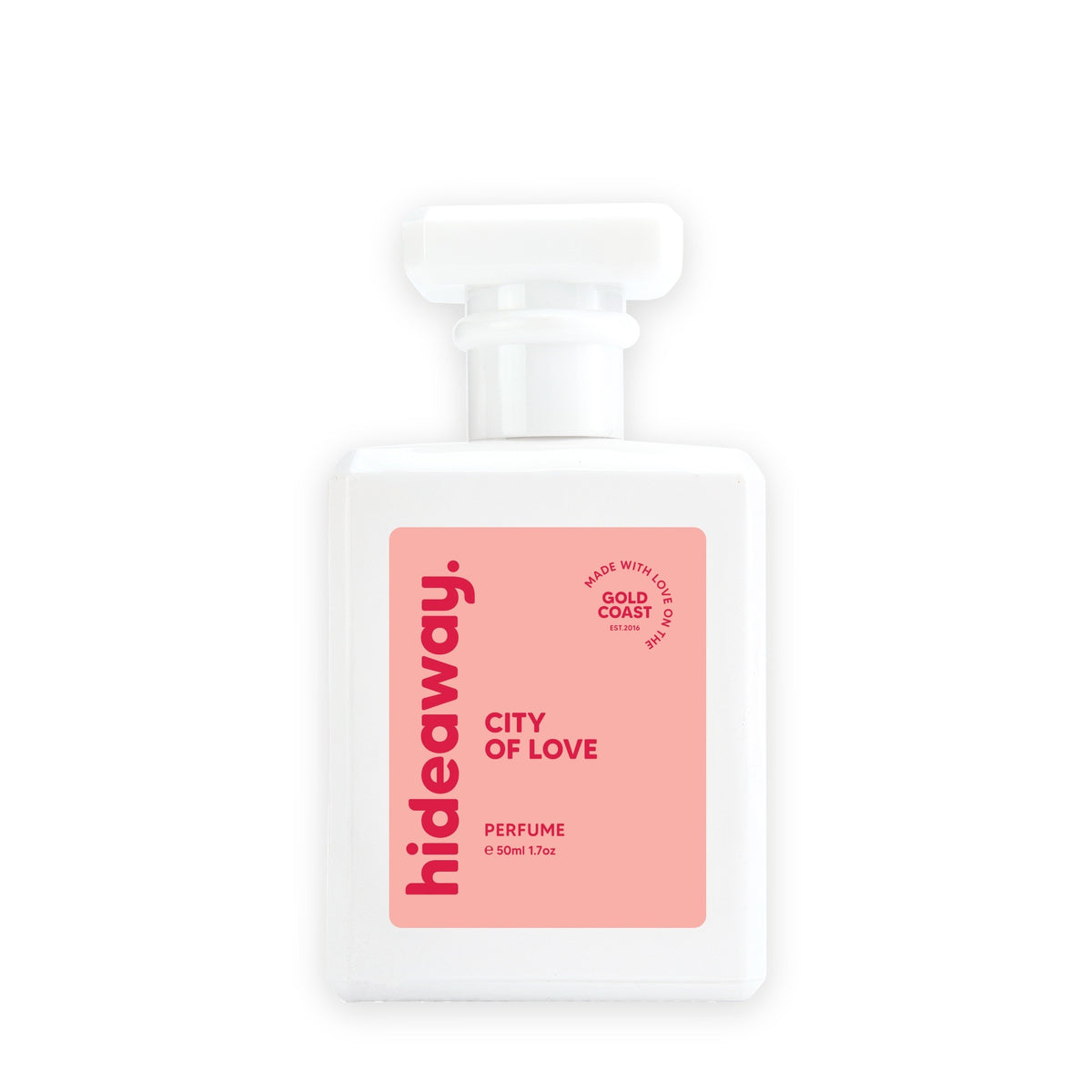 Hideaway. City of Love perfume 50ml bottle