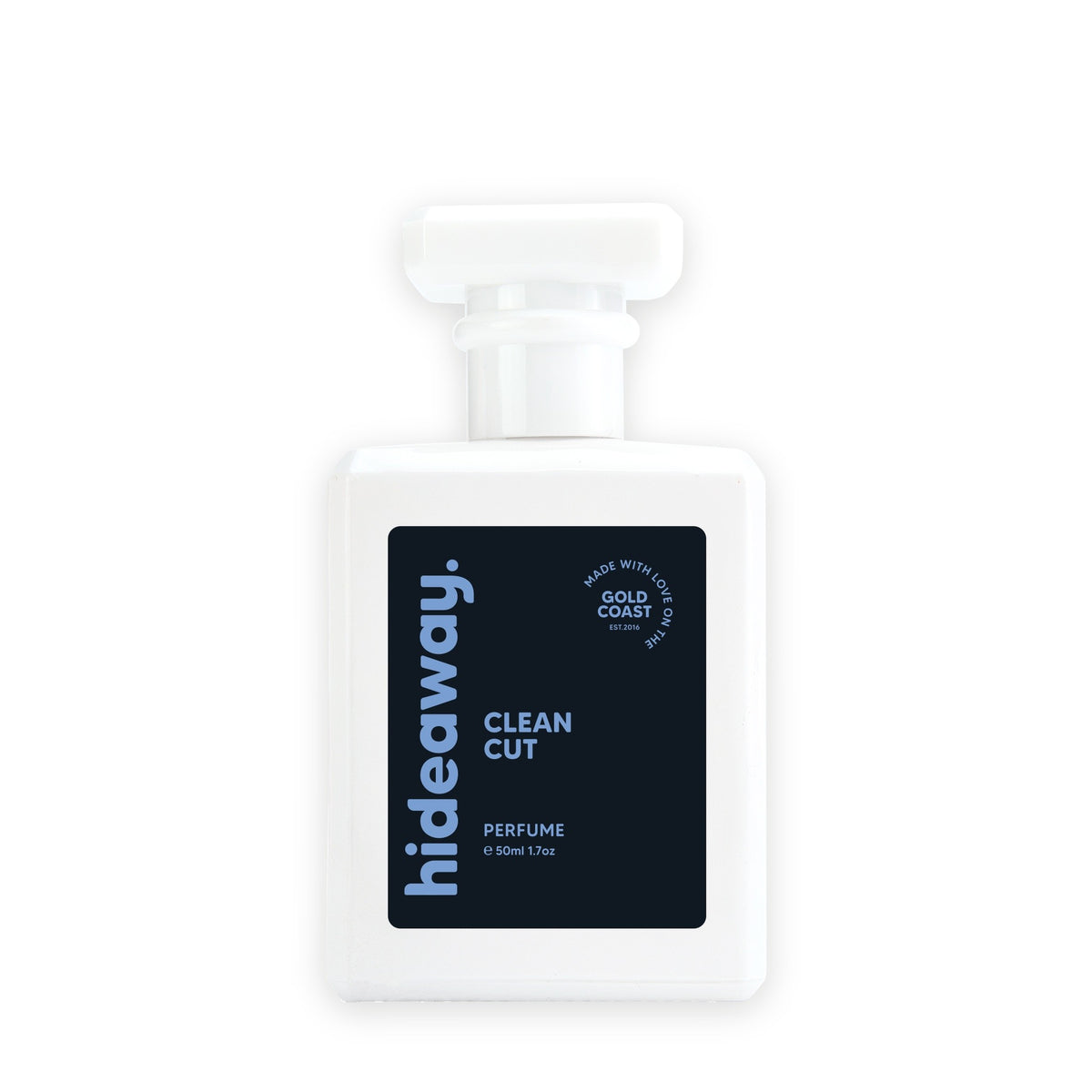 Hideaway. Clean Cut perfume 50ml bottle