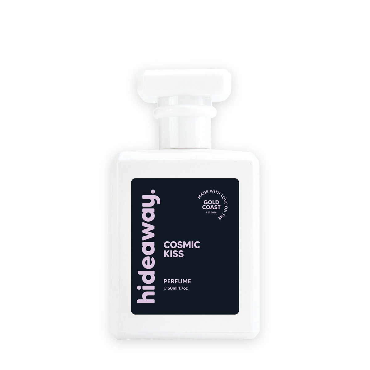 Hideaway. Cosmic Kiss perfume 50ml bottle