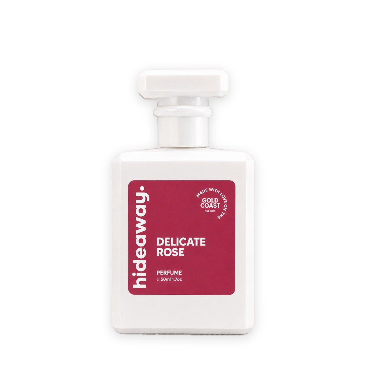 Hideaway. Delicate Rose perfume 50ml bottle