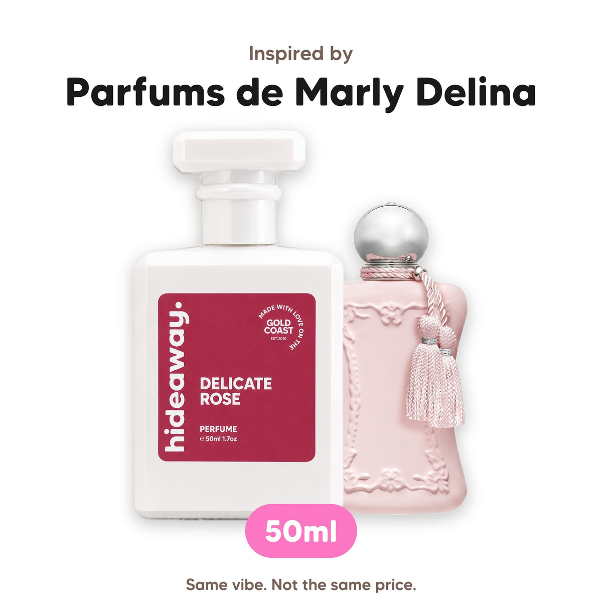 Delicate Rose perfume, inspired by Parfums de Marly Delina, 50ml