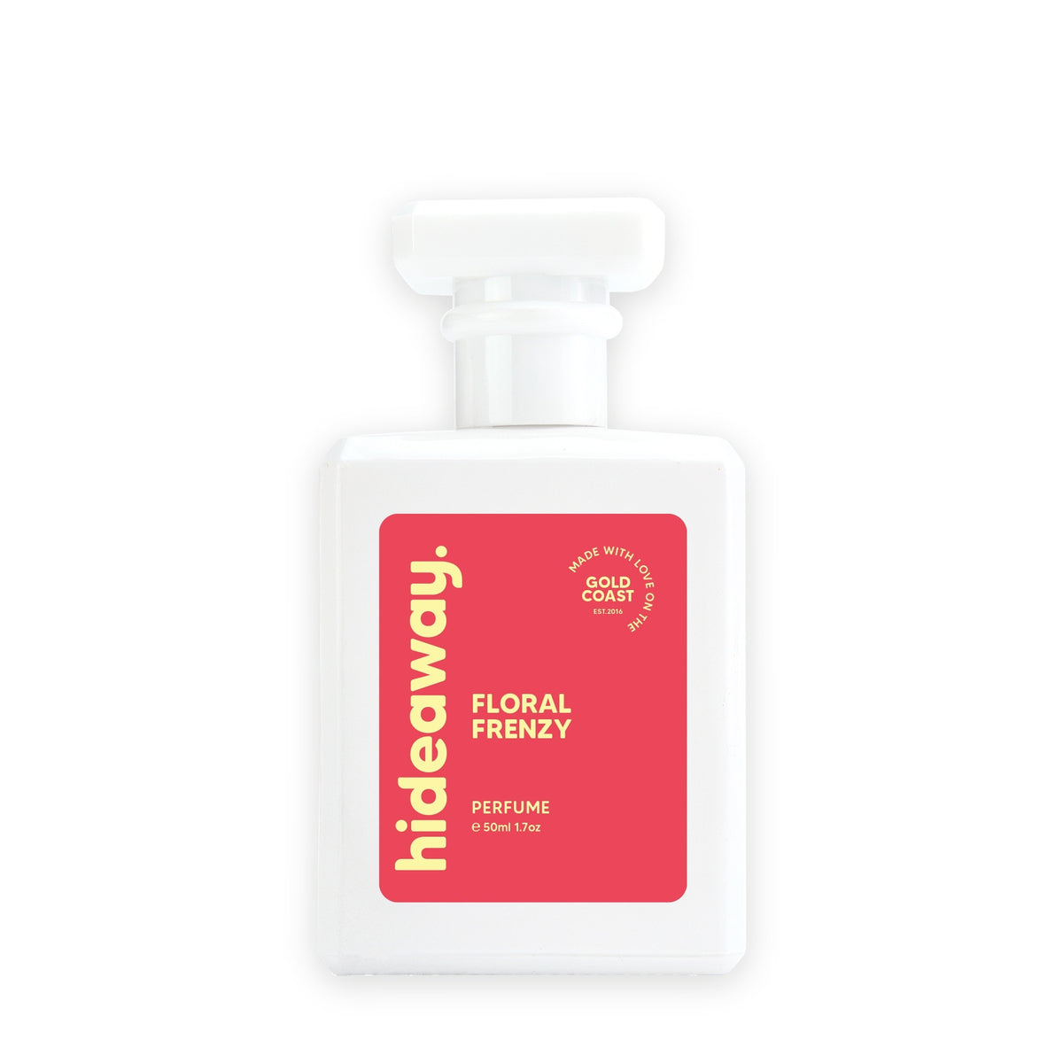 Hideaway. Floral Frenzy perfume 50ml bottle