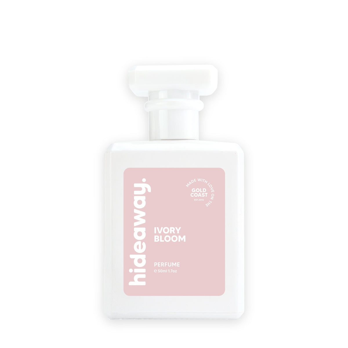 Hideaway. Ivory Bloom perfume 50ml bottle