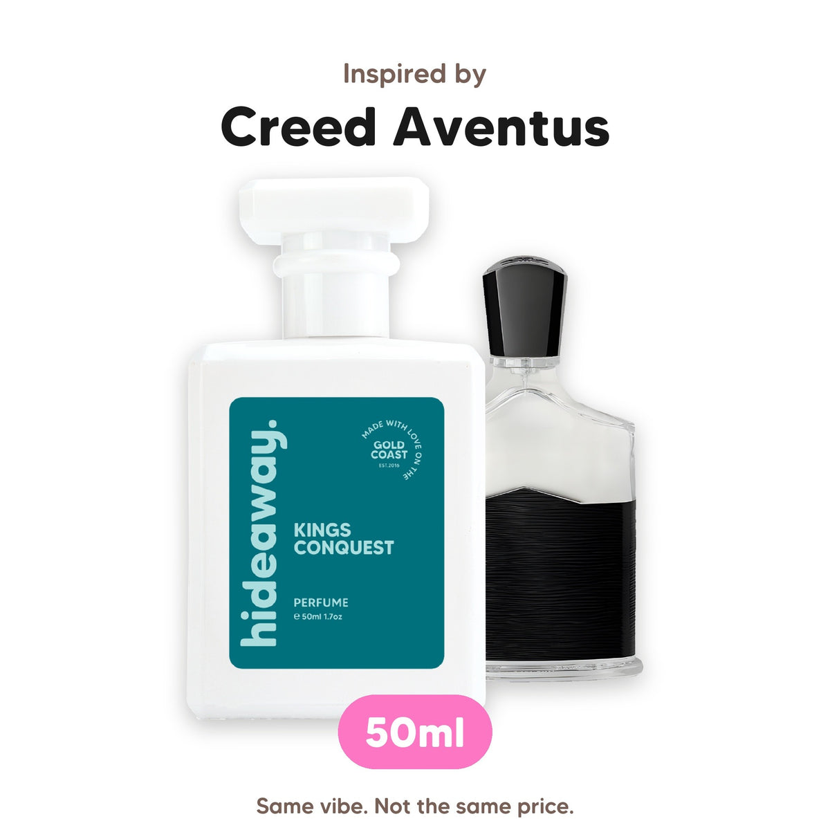 Kings Conquest perfume, inspired by Creed Aventus, 50ml