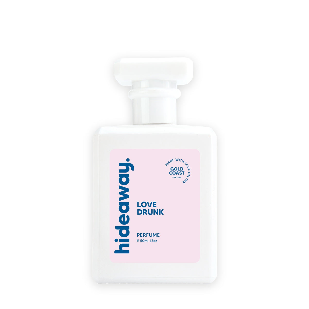 Hideaway. Love Drunk perfume 50ml bottle