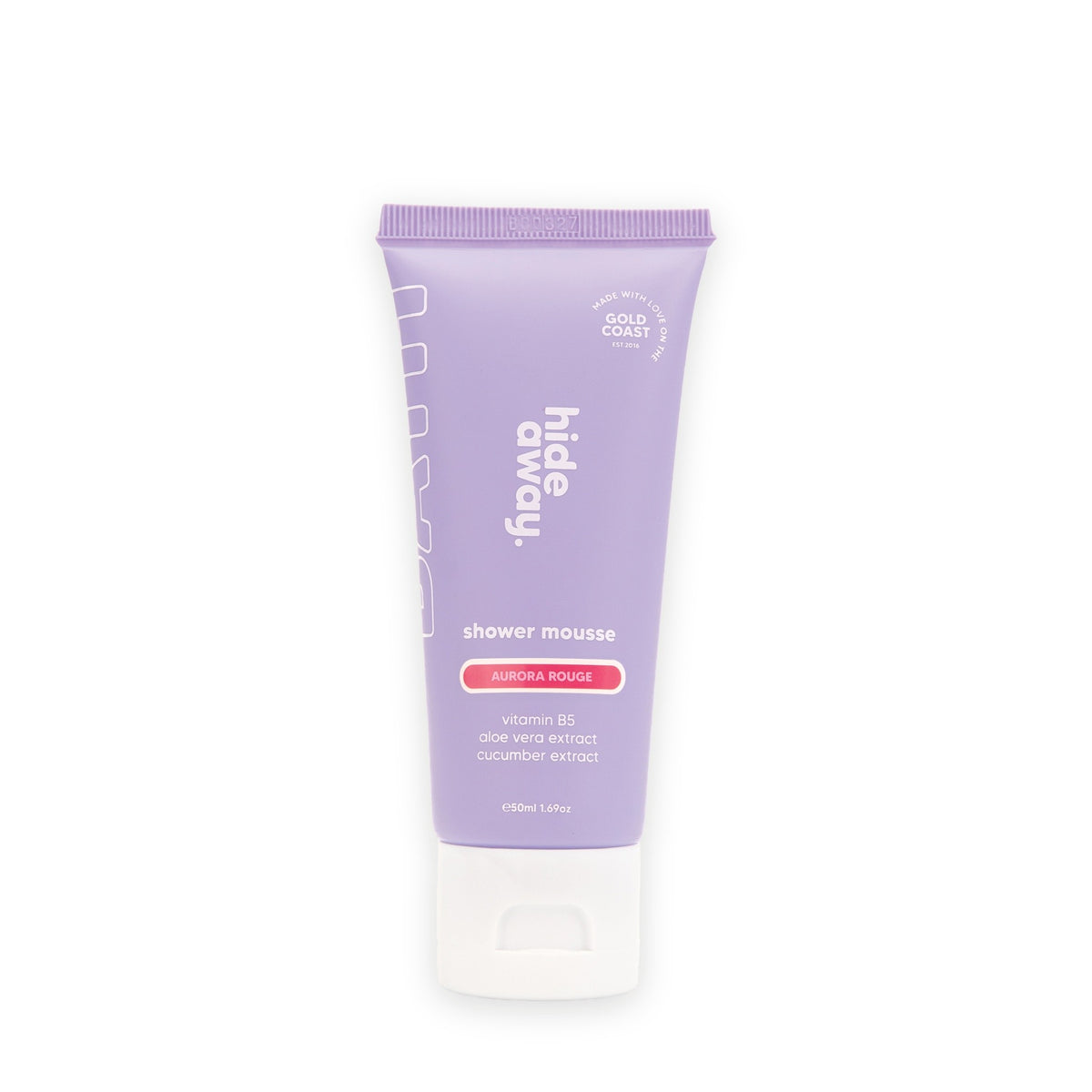 Hideaway. Aurora Rouge shower mousse mini