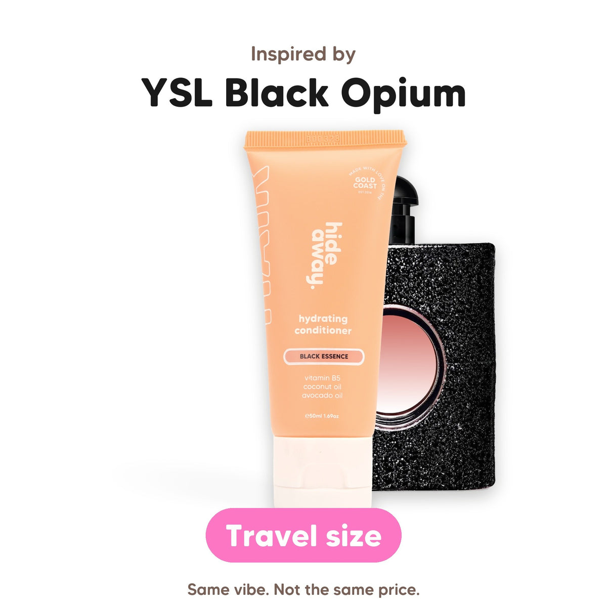 Black Essence conditioner mini, inspired by YSL Black Opium