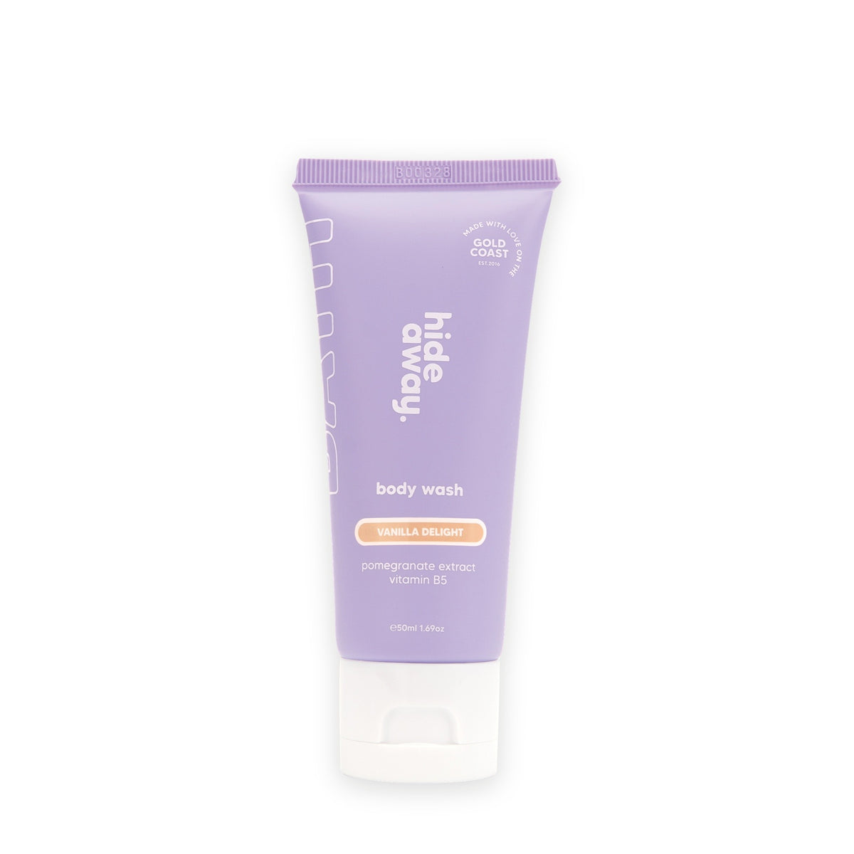 Hideaway. Vanilla Delight body wash mini