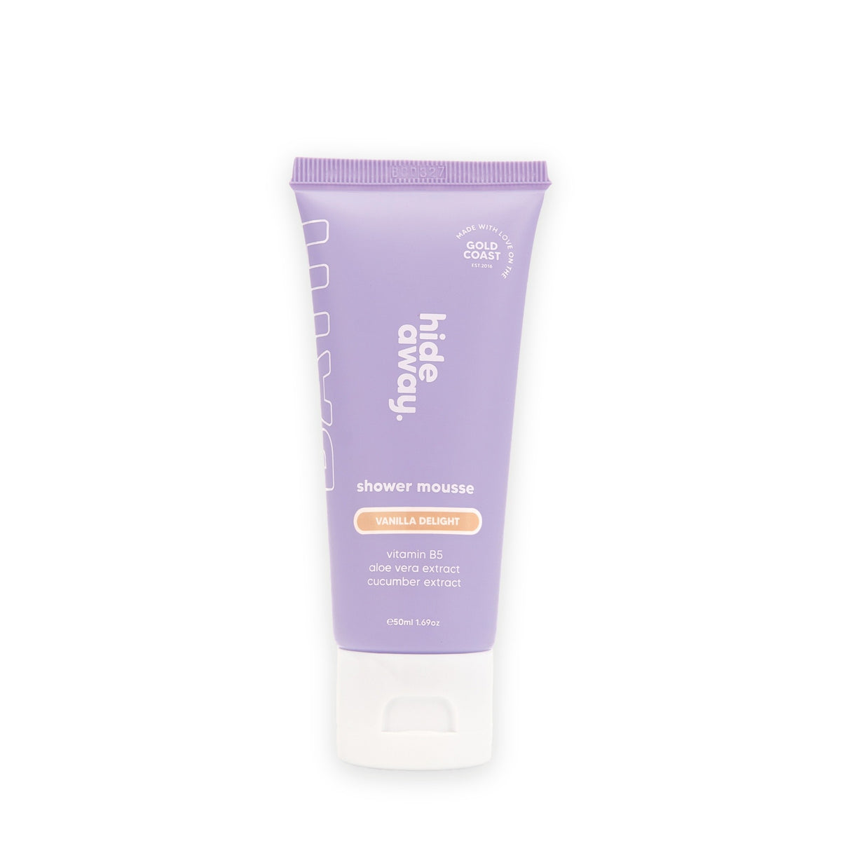 Hideaway. Vanilla Delight shower mousse mini