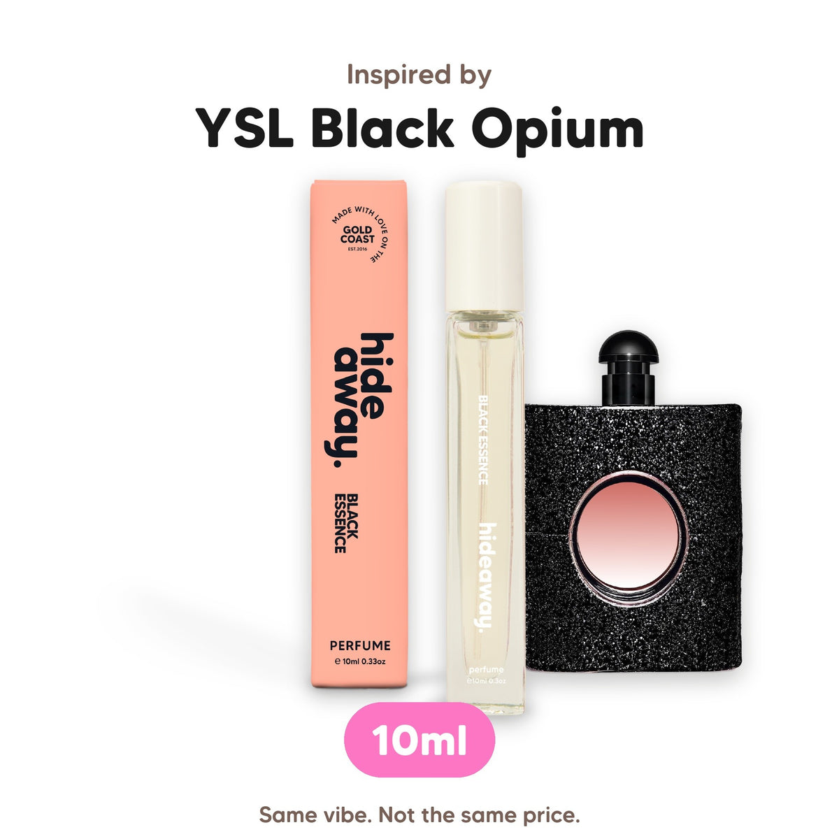 Black Essence perfume 10ml, inspired by YSL Black Opium