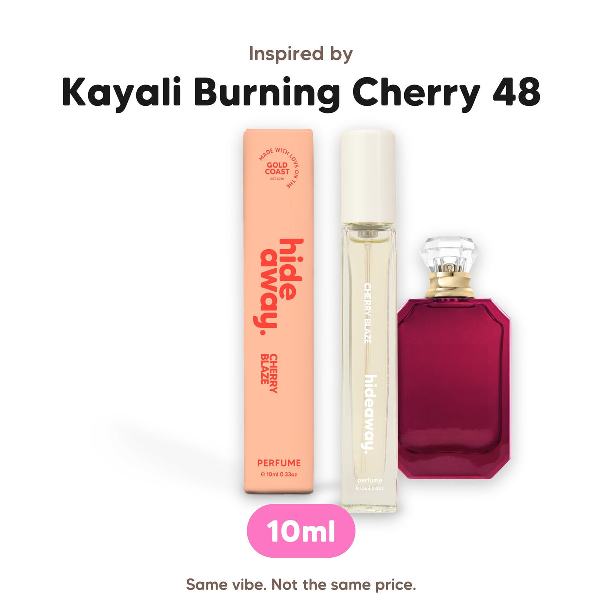 Cherry Blaze perfume 10ml, inspired by Kayali Burning Cherry 48