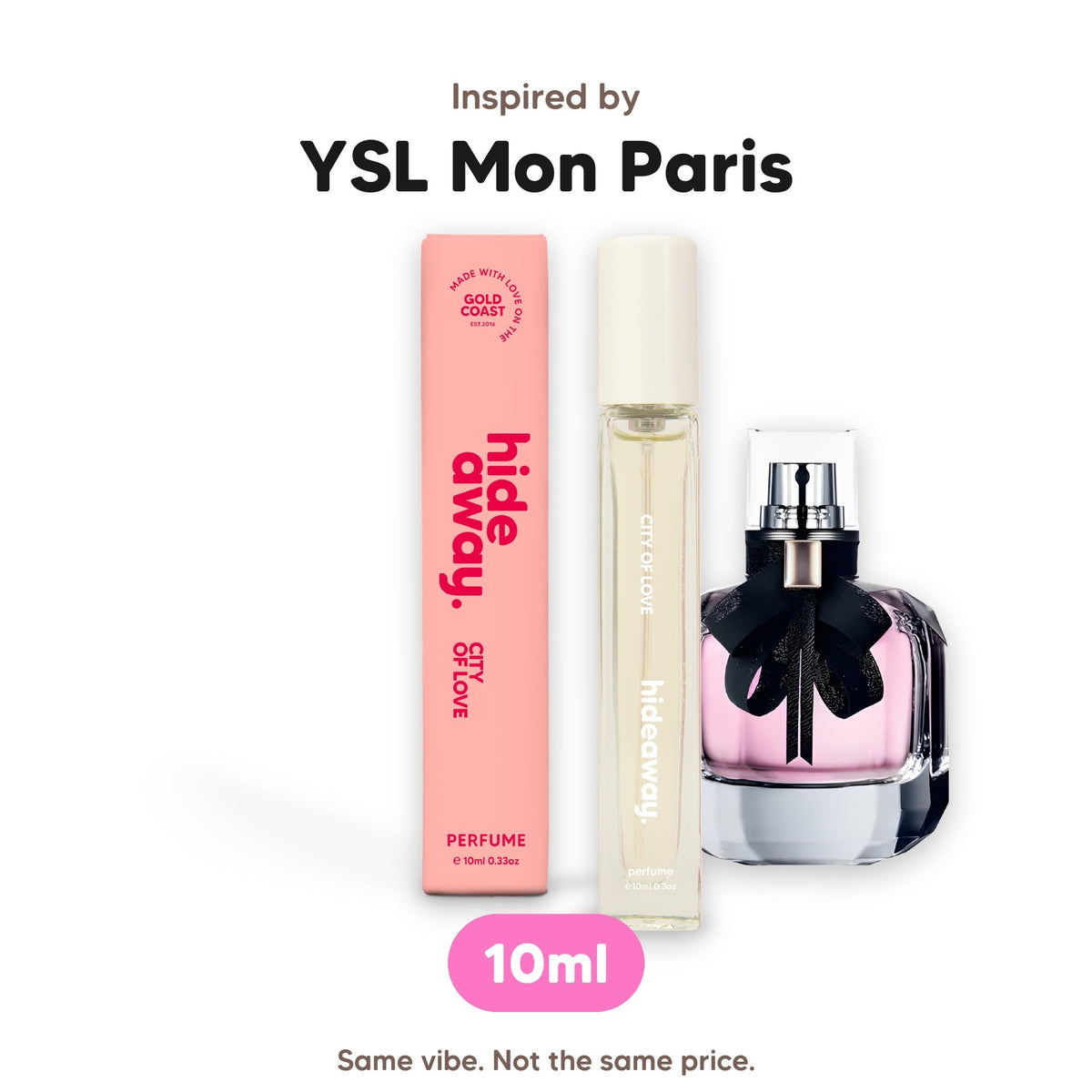 City of Love perfume 10ml, inspired by YSL Mon Paris