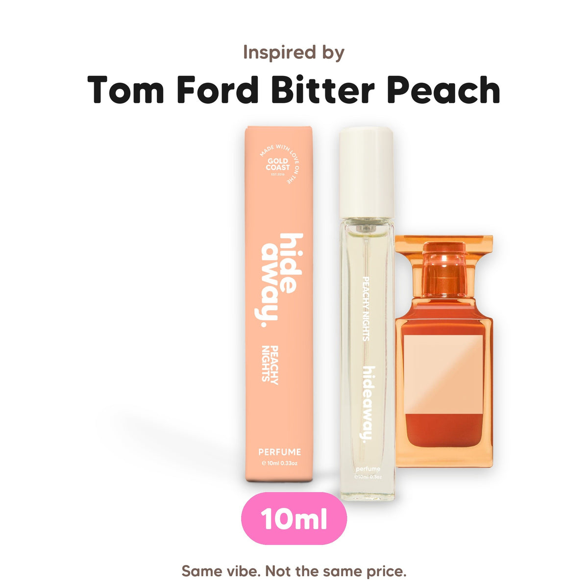 Peachy Nights perfume 10ml, inspired by Tom Ford Bitter Peach