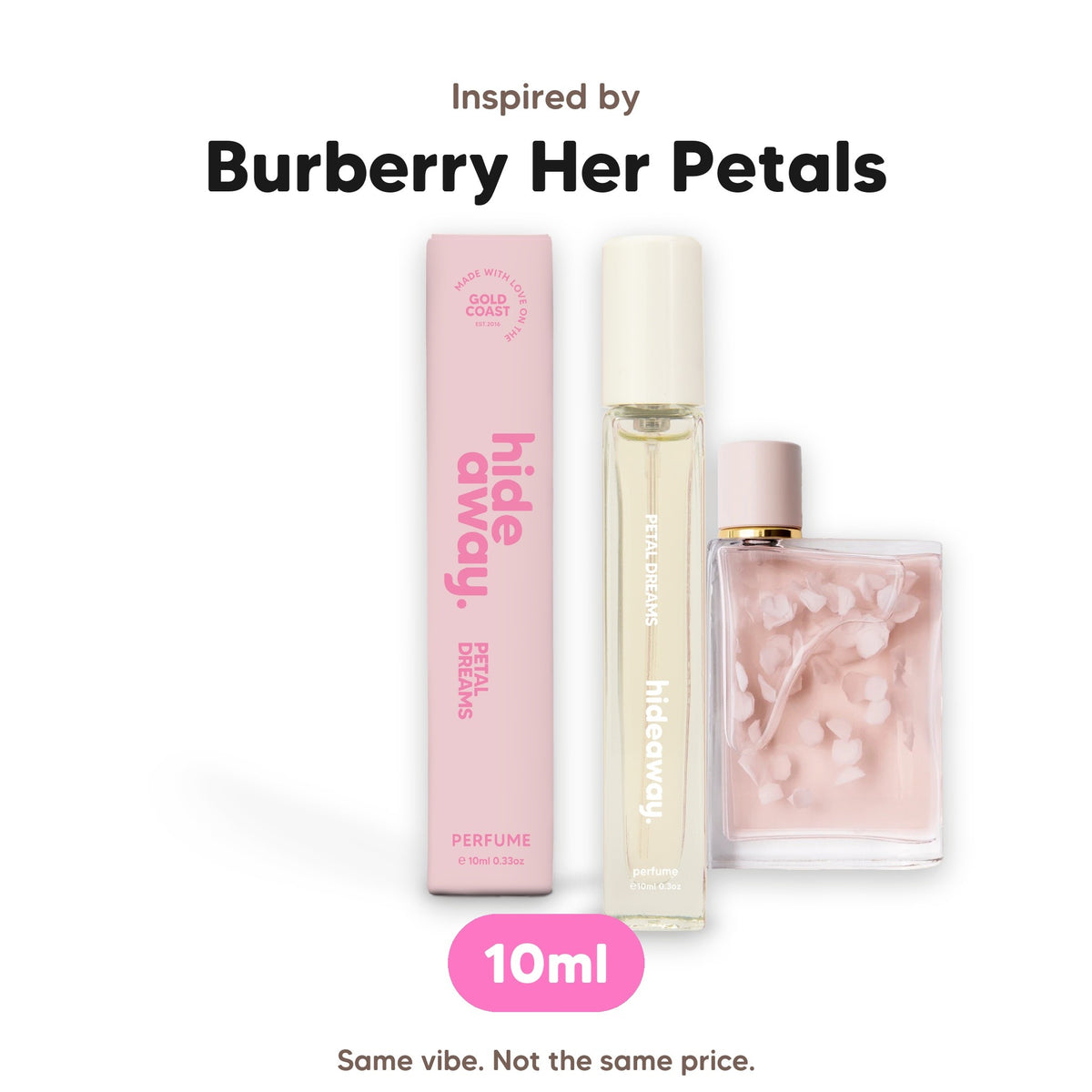 Petal Dreams perfume 10ml, inspired by Burberry Her Petals