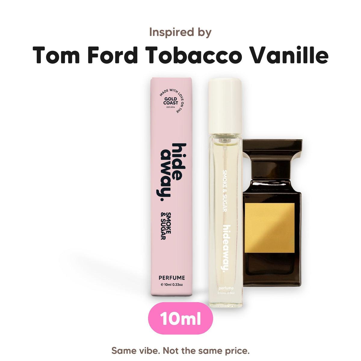 Smoke & Sugar perfume 10ml, inspired by Tom Ford Tobacco Vanille