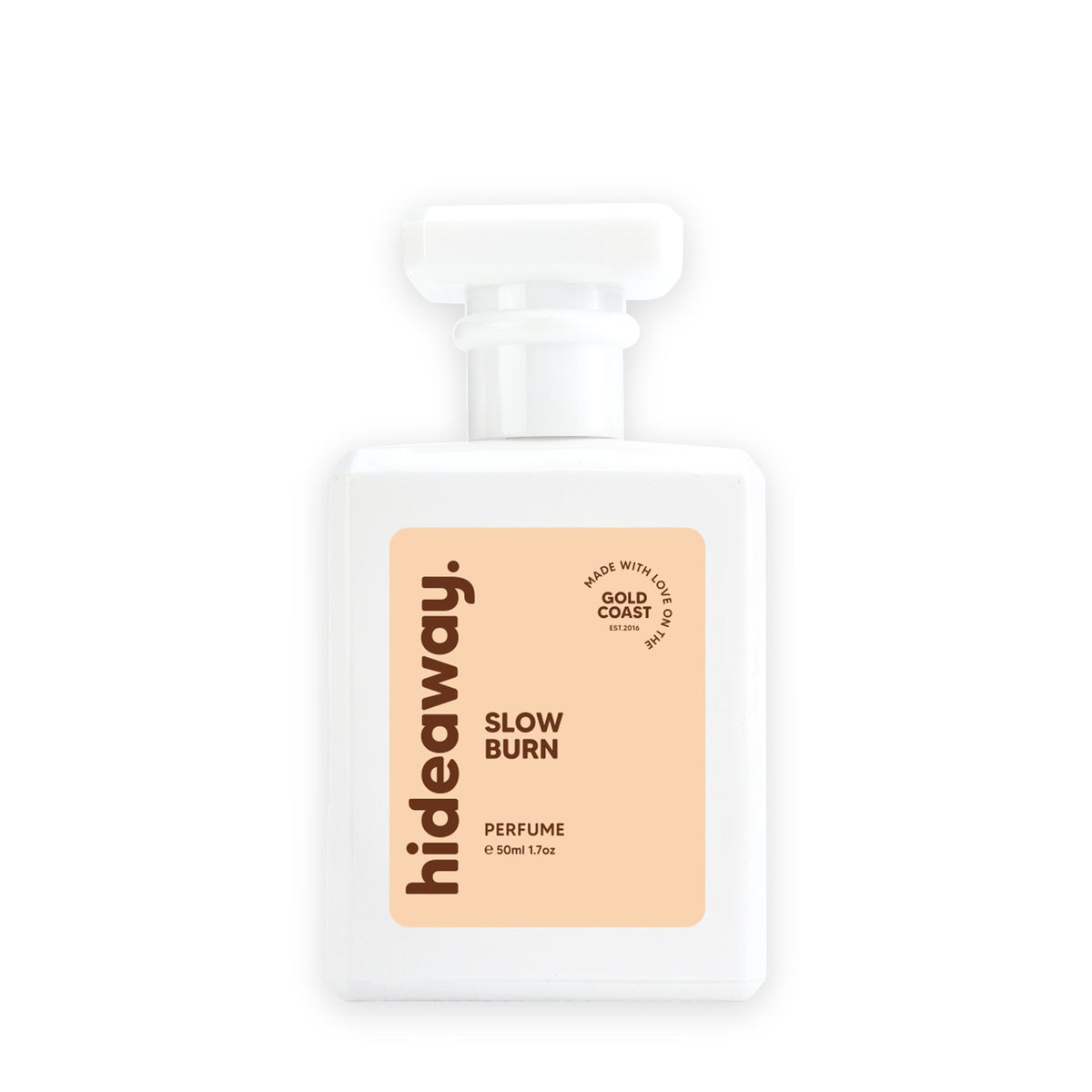 Hideaway. Slow Burn perfume 50ml bottle
