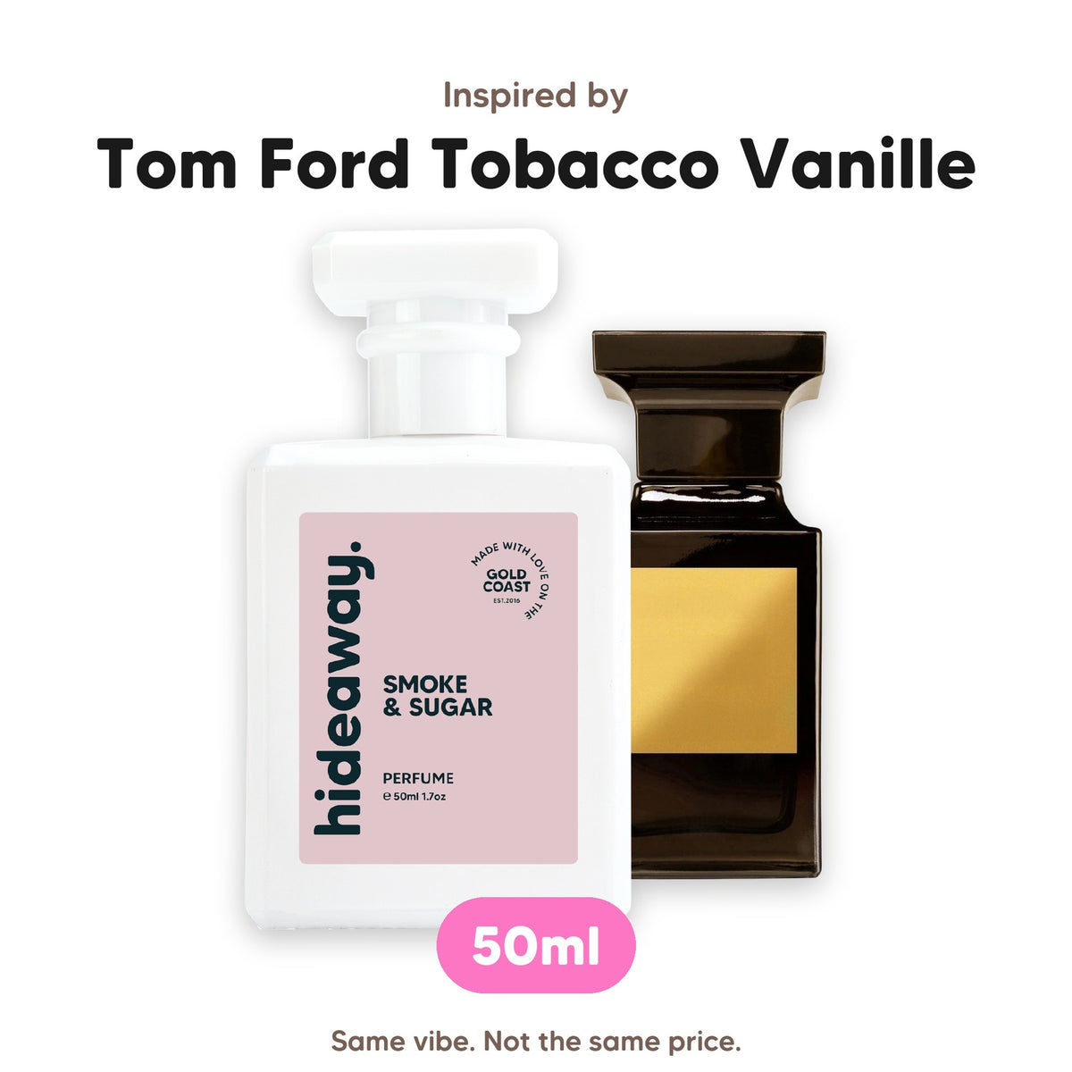 Smoke &amp; Sugar perfume, inspired by Tom Ford Tobacco Vanille, 50ml
