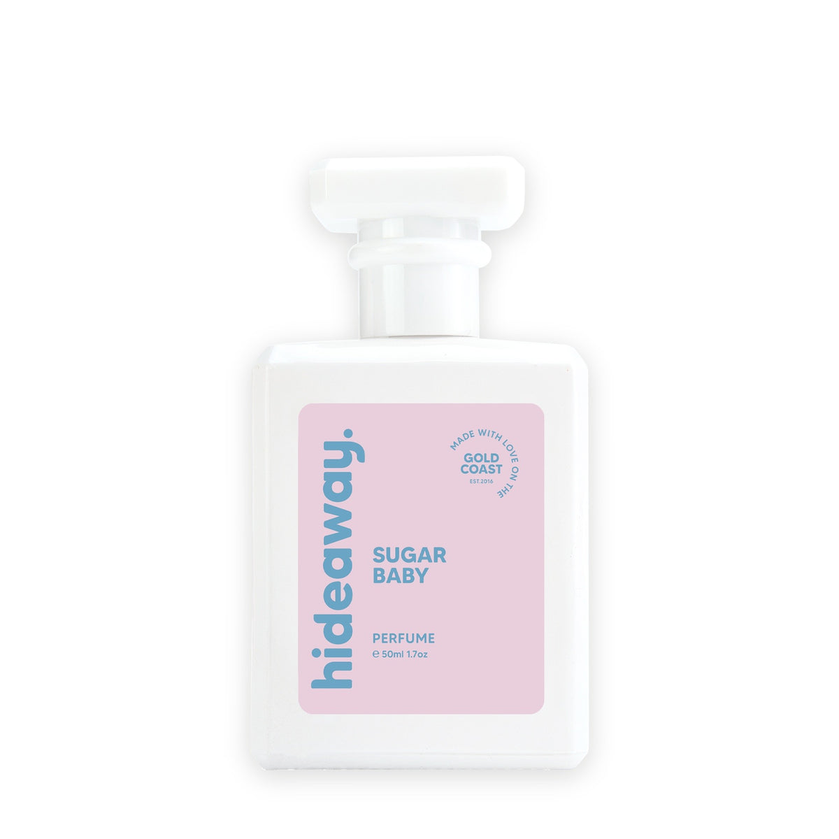 Hideaway. Sugar Baby perfume 50ml bottle