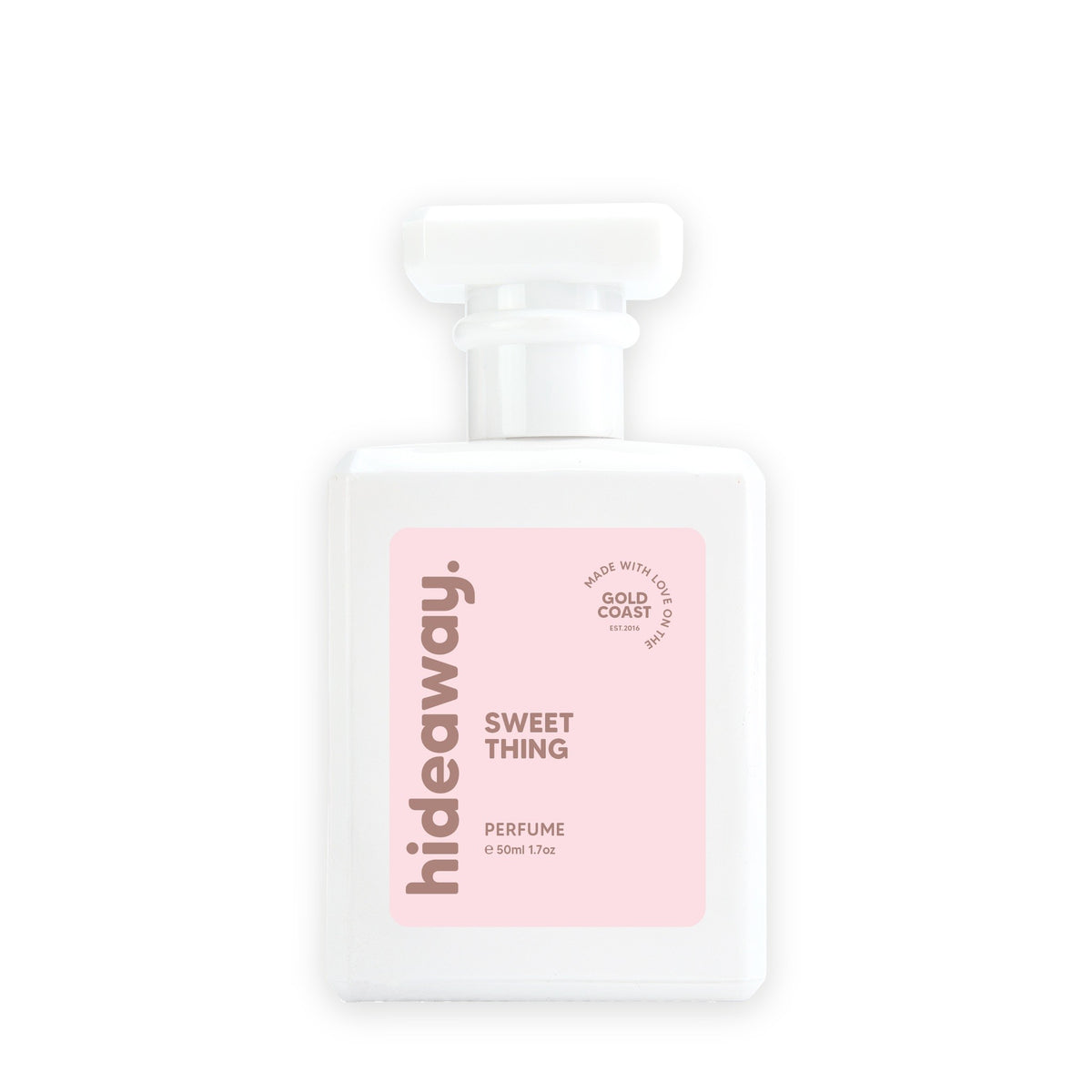 Hideaway. Sweet Thing perfume 50ml bottle