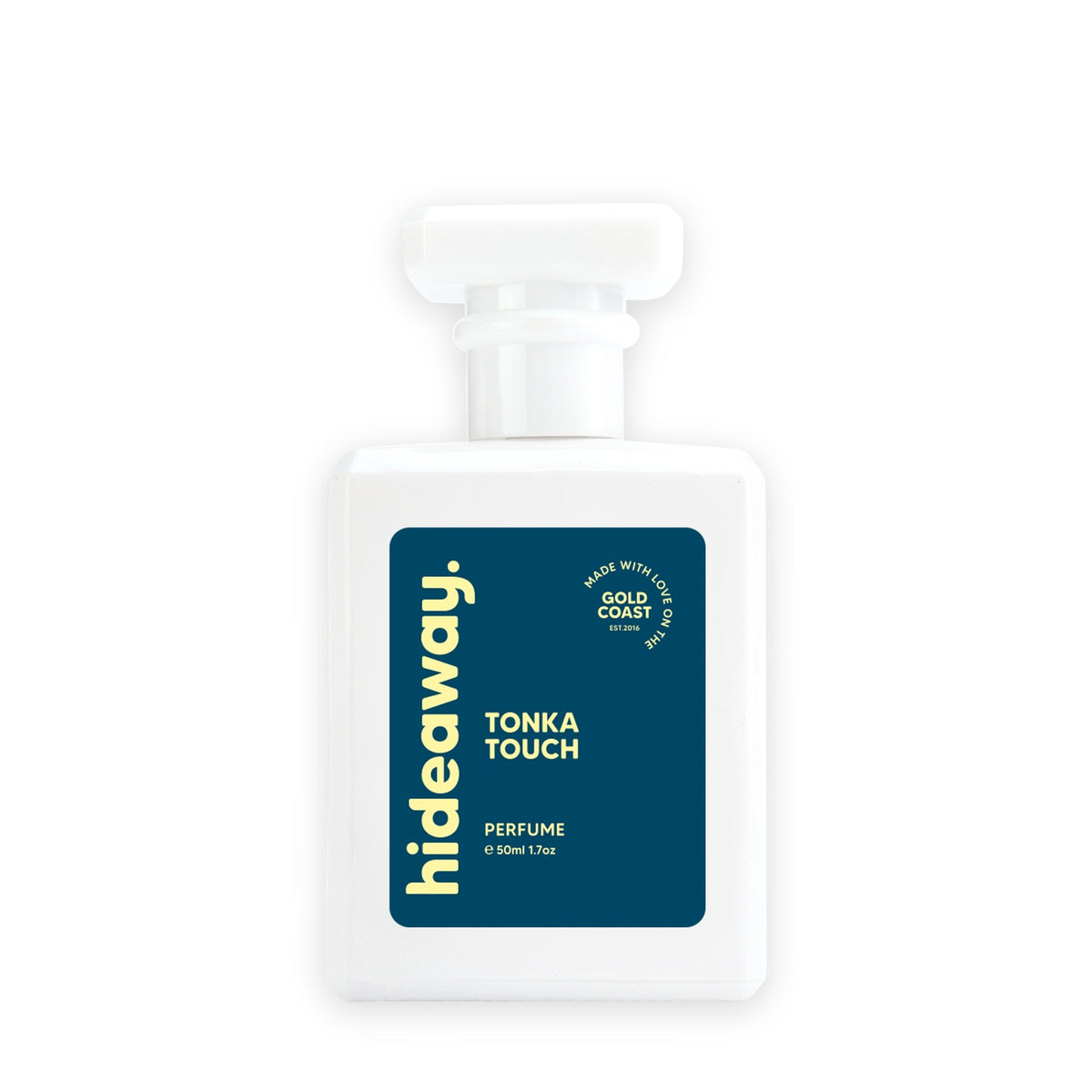 Hideaway. Tonka Touch perfume 50ml bottle