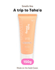 Vanilla Caramel hair mask, smells like a trip to Taha'a